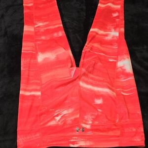 Under Armour Fiery Red Patterned Top